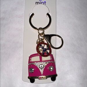 Van Keychain with Peace Symbol by Mint